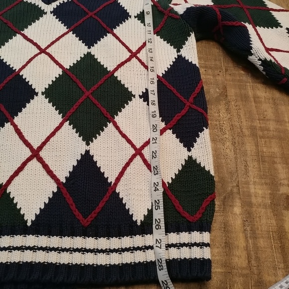 Tommy Hilfiger Heavyweight Argyle Knitted Sweater - Picture 4 of 8